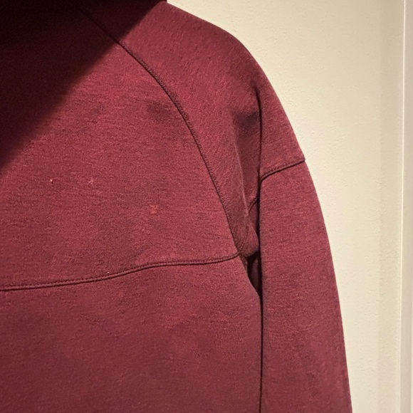 Nike Tech Black and Burgundy Hoodie - Picture 6 of 6